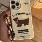 قاب موبایل آیفون سگ سوسیسی داکس هوند مینیاتوری
