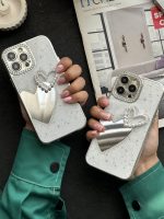 قاب موبایل آیفون قلب لاولی آیینه ای صدفی - Image 7