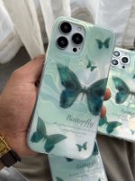 قاب موبایل آیفون پرواز پروانه سبز - Image 2