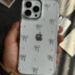 قاب موبایل ( آیفون - سامسونگ ) پاپیون ریز برجسته بیرنگ