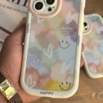 قاب موبایل آیفون لبخند رنگین کمان