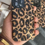 قاب موبایل ( آیفون ) پلنگی کبریتی