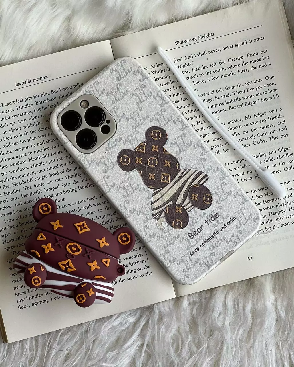 قاب موبایل آیفون خرس راه راه زبرا محافظ لنزدار + بند سیلیکونی قاب موبایل آیفون خرس راه راه زبرا محافظ لنزدار + بند سیلیکونی - Image 1