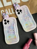 قاب موبایل آیفون استلا آکواریومی سیلیکونی بنفش - Image 14