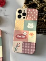 قاب موبایل آیفون شاخه گل ارغوانی محافظ لنزدار - Image 21