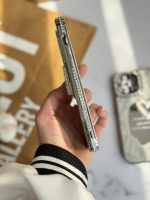 قاب موبایل آیفون قلب رمانتیک آیینه ای نگین دار + بندست - Image 22