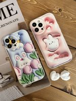 قاب موبایل آیفون شکار خرگوش سه بعدی محافظ لنزدار