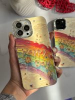 قاب موبایل آیفون خرگوش رنگین کمانی - Image 3