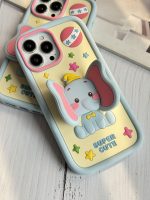 قاب موبایل آیفون بچه فیل دامبو گوش استندشو - Image 35