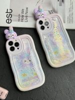 قاب موبایل آیفون استلا آکواریومی سیلیکونی بنفش - Image 4