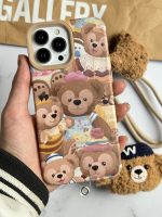 قاب موبایل آیفون خانواده خرسی + بند کوتاه خرسی - Image 10