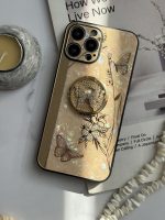 قاب موبایل آیفون پروانه نگین دار سواروسکی استندشو - Image 11