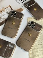 قاب موبایل آیفون کاملیا کاراملی محافظ لنزدار - Image 15