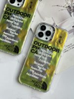 قاب موبایل آیفون نورث فیس فسفری شبرنگ - Image 14