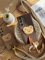 قاب موبایل آیفون خرس دوست داشتنی محافظ لنز + بندست - Image 18