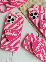 قاب موبایل آیفون باربی آبنباتی پاپیون دار پاپسوکت قلبی - Image 18