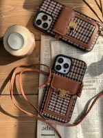 قاب موبایل آیفون پارچه ای و فلزی طرح باربری جاکارتی + بندست - Image 8