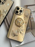 قاب موبایل آیفون پروانه نگین دار سواروسکی استندشو - Image 3