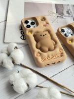 قاب موبایل آیفون خرس فیجت برجسته - Image 28