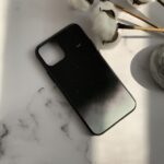 قاب موبایل آیفون کهکشان مشکی