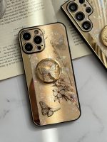 قاب موبایل آیفون پروانه نگین دار سواروسکی استندشو - Image 33