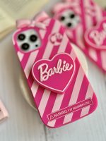 قاب موبایل آیفون باربی آبنباتی پاپیون دار پاپسوکت قلبی - Image 23