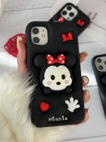 قاب موبایل آیفون میکی موس عشق سیلیکونی پاپ سوکت چسبیده - Image 20