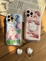 قاب موبایل آیفون شکار خرگوش سه بعدی محافظ لنزدار - Image 20