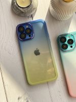 قاب موبایل آیفون یخ در بهشت دورنگ شفاف محافظ لنزدار ( 3008 ) - Image 9