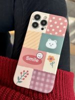 قاب موبایل آیفون شاخه گل ارغوانی محافظ لنزدار - Image 5