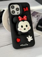 قاب موبایل آیفون میکی موس عشق سیلیکونی پاپ سوکت چسبیده - Image 13