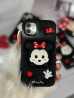 قاب موبایل آیفون میکی موس عشق سیلیکونی پاپ سوکت چسبیده - Image 12