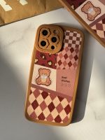 قاب موبایل آیفون بهترین آرزوی خرسی قهوه ای محافظ لنزدار - Image 11