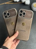 قاب موبایل آیفون کاملیا کاراملی محافظ لنزدار - Image 18