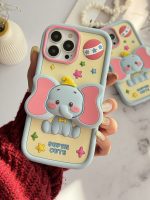 قاب موبایل آیفون بچه فیل دامبو گوش استندشو - Image 13