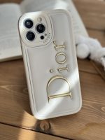 قاب موبایل آیفون دیور بالشتی لوگو طلایی - Image 13