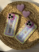 قاب موبایل آیفون هپی لایف هفت رنگ + پاپسوکت قلبی بنفش - Image 19