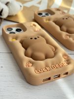 قاب موبایل آیفون خرس فیجت برجسته - Image 23