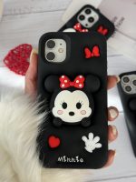 قاب موبایل آیفون میکی موس عشق سیلیکونی پاپ سوکت چسبیده - Image 17