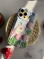 قاب موبایل آیفون شکار خرگوش سه بعدی محافظ لنزدار - Image 22