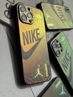 قاب موبایل آیفون نایک شبرنگ محافظ لنزدار - Image 27