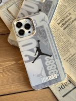 قاب موبایل آیفون نایک جردن لوگو نقره ای 9882 - Image 16