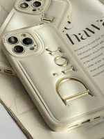 قاب موبایل آیفون دیور بالشتی لوگو طلایی - Image 21