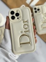 قاب موبایل آیفون دیور بالشتی لوگو طلایی - Image 25