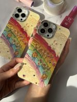 قاب موبایل آیفون خرگوش رنگین کمانی - Image 21
