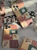 قاب موبایل آیفون شاخه گل ارغوانی محافظ لنزدار - Image 16