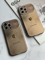 قاب موبایل آیفون کاملیا کاراملی محافظ لنزدار - Image 2