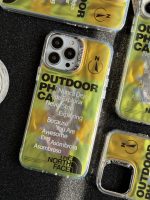 قاب موبایل آیفون نورث فیس فسفری شبرنگ - Image 17