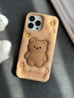 قاب موبایل آیفون خرس فیجت برجسته - Image 7