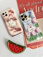 قاب موبایل آیفون شکار خرگوش سه بعدی محافظ لنزدار - Image 8